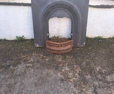 cast iron fireplace insert