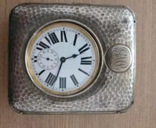 Antique silver coloured pocket watch