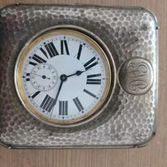 Antique silver coloured pocket watch