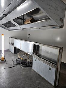 Stainless steel extraction canopies