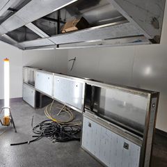 Stainless steel extraction canopies