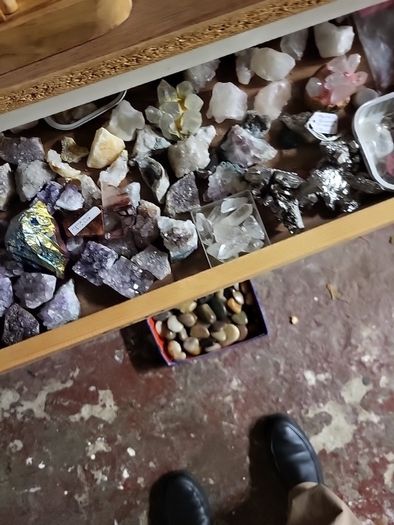 Amethyst and smoky quartz