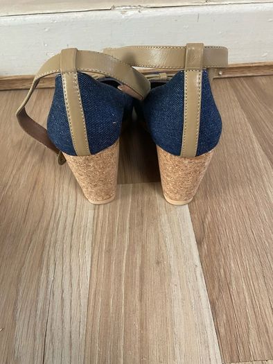 New Shoes wedges mid high heel, size 37 (4)