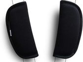 2 Piece Baby Stroller Car Seat Strap Covers Universal Soft Seat Belt Cushion for Newborns Infants and Kids (Black)