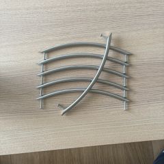 Chrome wardrobe handles