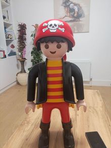 Xxl Playmobil Pirate Figurine Toy - Made In Germany Playmobil - Pirate Toy