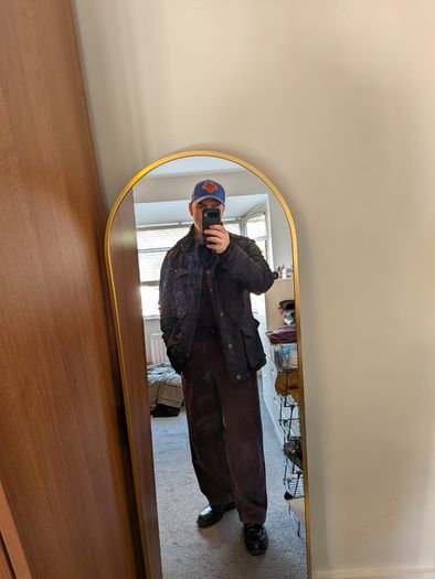 Schott NYC Black Field Jacket - Size L - Quilted Lining
