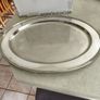 A beautiful heavy oval silver-plated tray WITH 2 HANDLES 51 X 38 CM. Image 4
