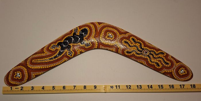 Boomerang 18" Handpainted