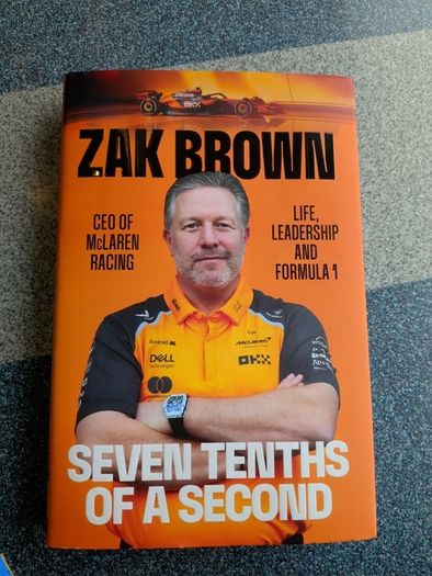 Zak Brown - Seven Tenths of a Second Book NEW HARDCOVER