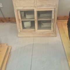 Solid wood cabinet