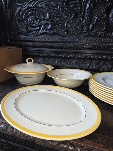 Hand Painted Myott 18 piece dinner set