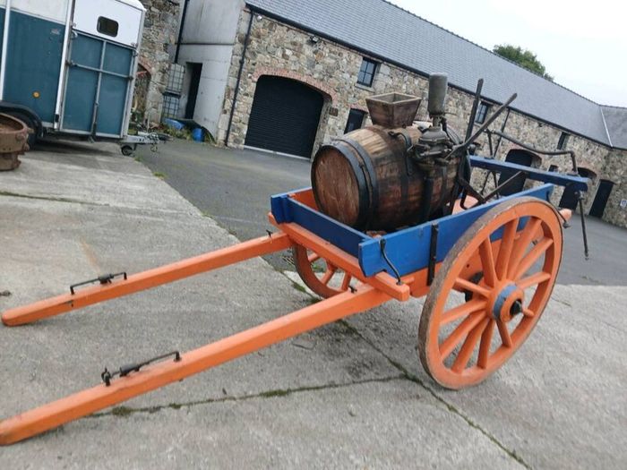 2 Horse drawn carts