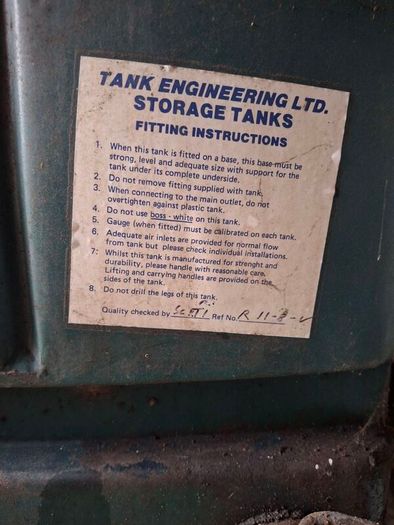 Free Big  Oil Tank  No Leaks 6ft X 3.5ft X2ft