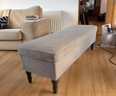 Ikea bench with storage