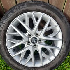 Genuine VAG Seat 16" Alloys. 5x100 Fitment Great Tyres