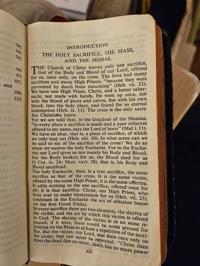 The Roman Missal published by Browne and Nolan Limited in Dublin. 1950 EDITION IN GOOD CONDITION.  SEE PHOTOS FOR SAME.