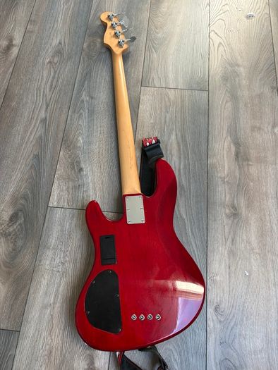 Fender Deluxe Jazz Bass 24 - Cherry Sunburst - Seymour Duncan Pickups - Made in Korea