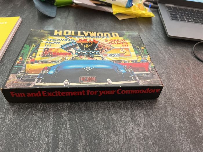 The Hollywood Collection C64 Commodore 64 Big Box (Ocean 1989) Pristine Condition