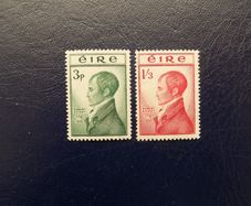 Irish Stamp pair 1953,Death of Robert Emmet.Mint ,Lightly hinged.