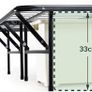 Folding Guest Bed Frame King (150 x 200 cm) Image 5