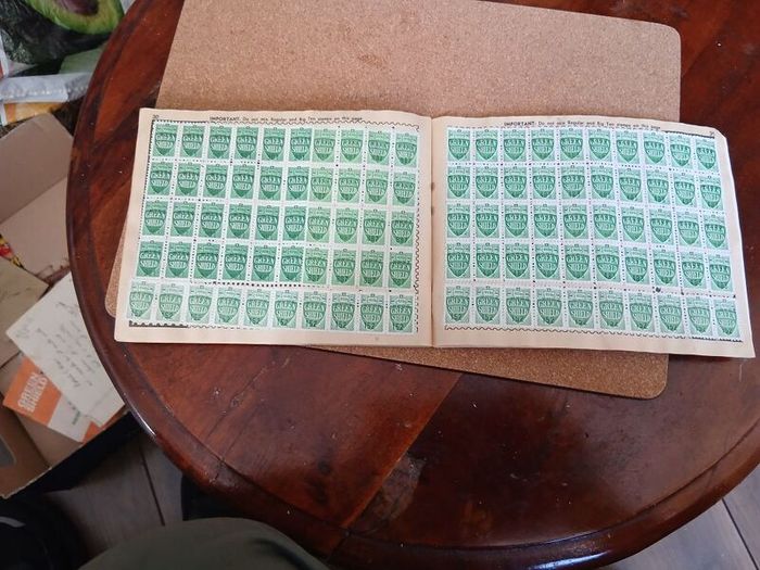 Green Shield stamp books