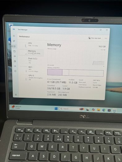 Dell Latitude 7310 Laptop i5/16GB/256SSD/FHDp