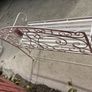 NEW! Garden Bench White metal Image 5