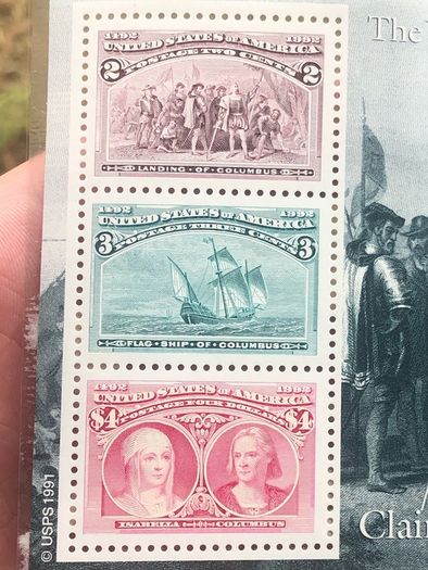 American 1992 Columbus Stamps  500yrs anniversary Columbus