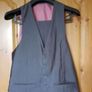 Mens 3 piece suit grey Image 3