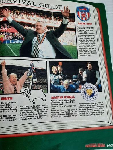 man United  Roy Keane season 96/97 magazine