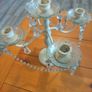 Candle holder set & candles Image 8