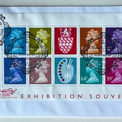 Stamp Show 2000 Exhibition Souvenir Sheet FDC