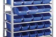 Bin Rack With 22 Bins 1130h X 1015w X 406d