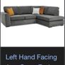 L shaped Sofa - Light Grey Image 3