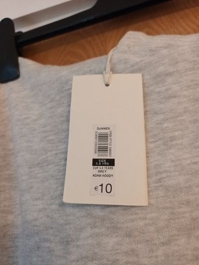 Leigh Tucker Grey Adam Hoodie.  Age 5-6 years.   B.N.W.T.