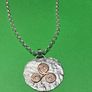 Handmade sterling silver pendants on 18inch necklace. Various types. Image 4