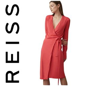 Reiss Grace Wrap Dress