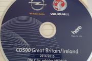 Opel Vauxhall CD500 MY2009/2010 Ireland + UK v.2015