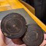 Vintage Hand Carved Hardwood Salt Pepper Shakers Image 5