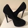 Carvela black suede heels Image 5