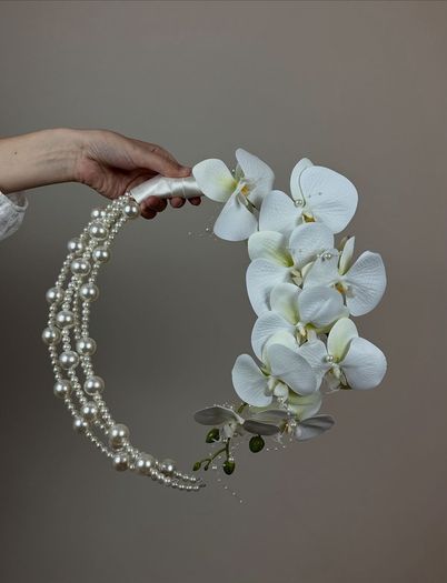 Gorgeous wedding flowers with pearls | Handmade