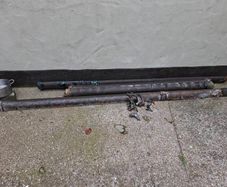 cast iron gutters