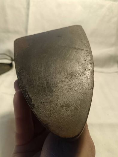 19th Century "Sad" Cast Iron and Cradle