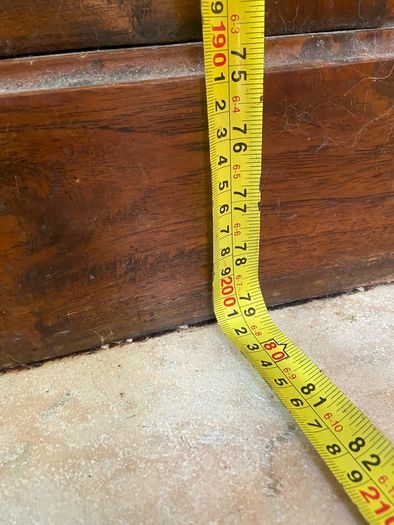 Large Vintage Solid Timber Dresser Cabinet
