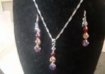 Sterling Silver Pendant and Earrings