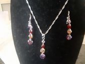 Sterling Silver Pendant and Earrings