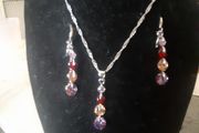 Sterling Silver Pendant and Earrings