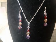 main image for ad Sterling Silver Pendant and Earrings