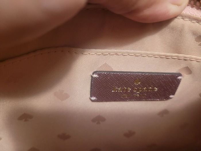 Kate Spade Lola Glitter Crossbody Bag  Rose Gold / Pink Sparkle